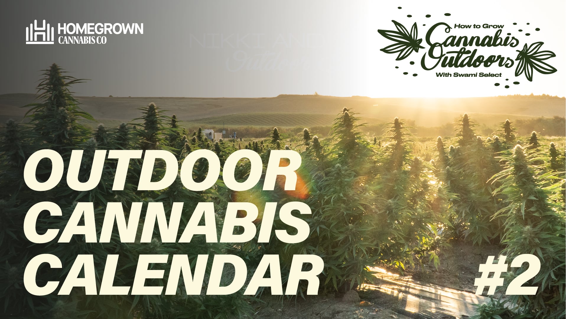 Outdoor Grow Calendar For Marijuana Plants | EP2 | Homegrown Cannabis Co.