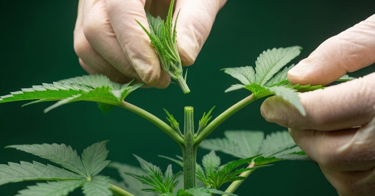 How to top weed plants
