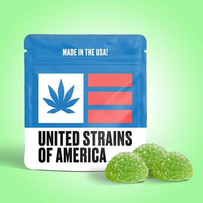 15mg Sour Apple Delta 9 THC Gummies