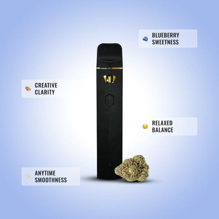 Blue Dream Live Rosin THCa Vape 1G