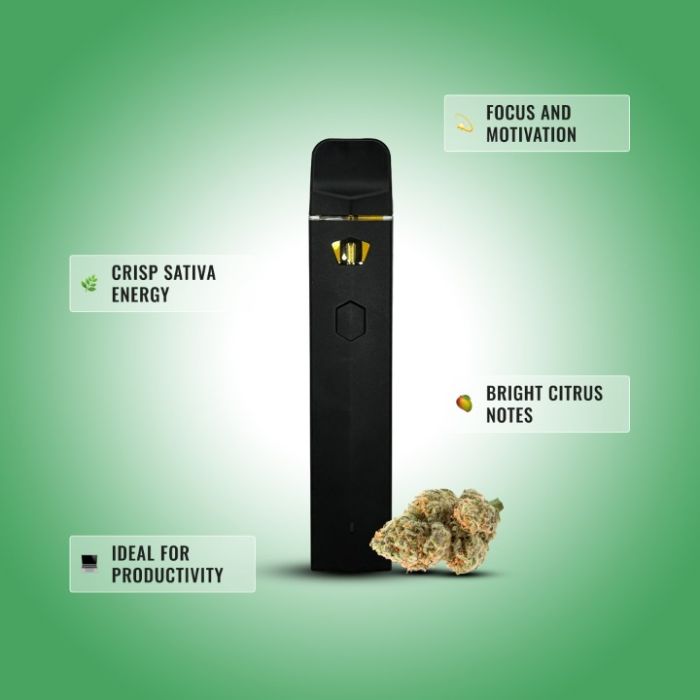 Green Crack Live Rosin THCa Vape 1G