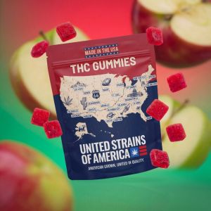 20mg Sour Apple Delta 9 THC Gummies