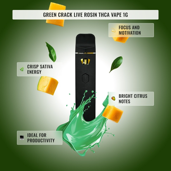 best sativa vape for energy Sativa Live Rosin THCa Vape Bundle