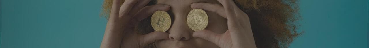 Girl Holding Bit Coins